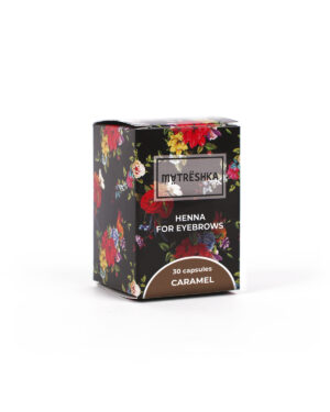 Eyebrow henna Caramel, 30 capsules Matreshka