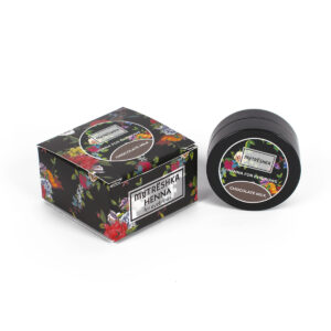 Eyebrow henna Chocolate milk, 10 capsules, small jar Matreshka