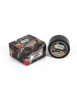 Eyebrow henna Light brown, 10 capsules, small jar Matreshka