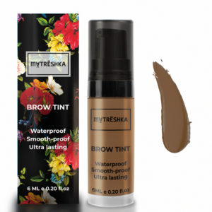 Waterproof brow tint Light brown color, 6 ml Matreshka